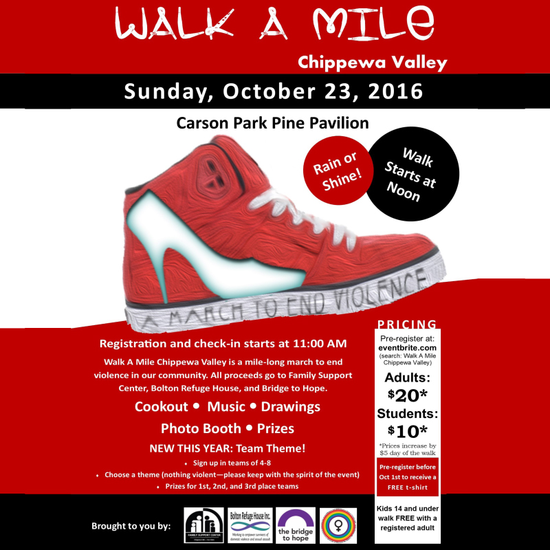 Walk a Mile in Her Shoes - Eau Claire, WI